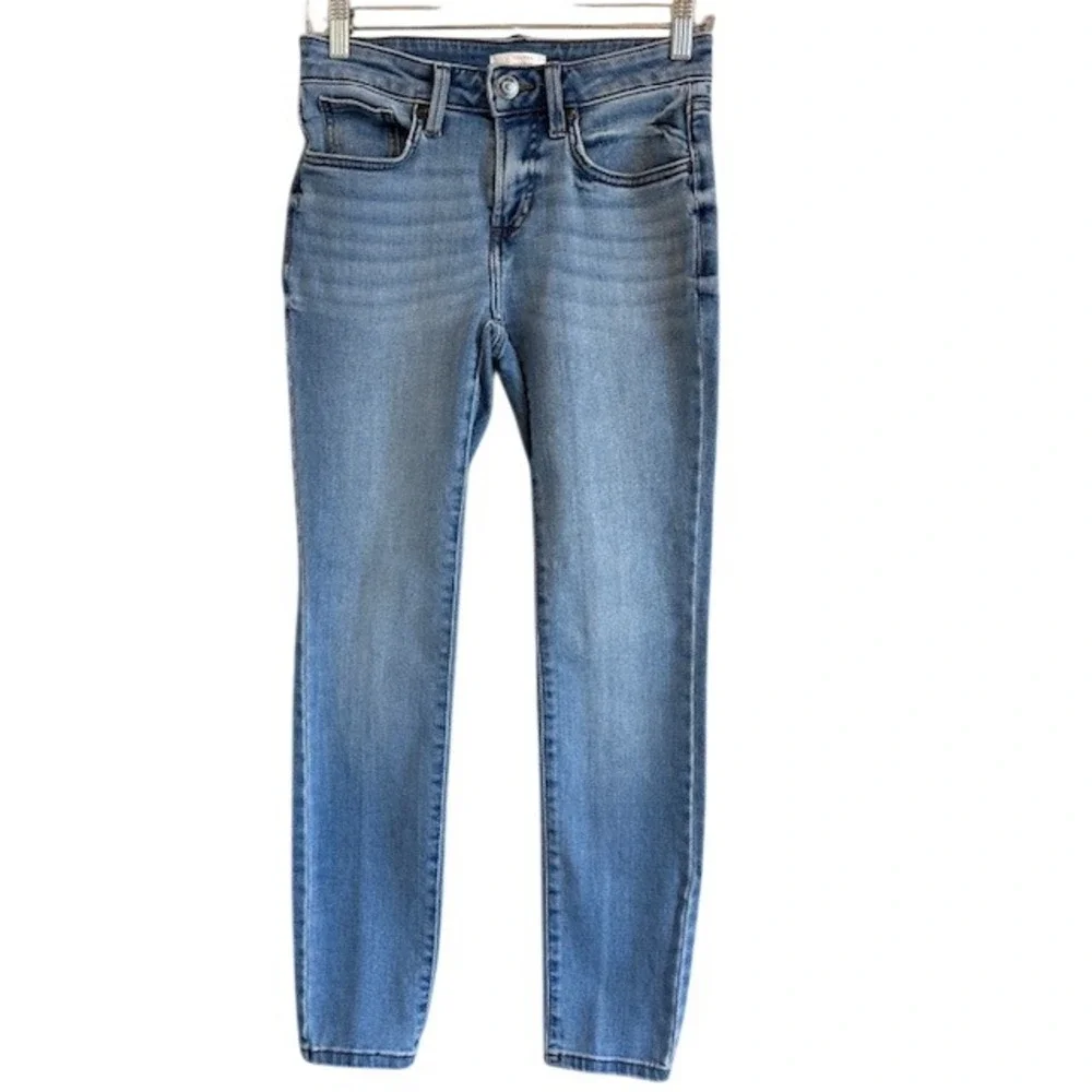 LC Lauren Conrad Women's Mid Rise Skinny Ankle Stretch Jeans 0‎